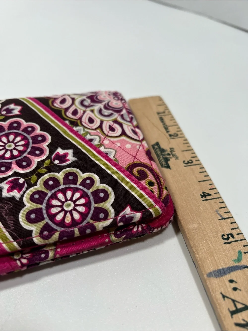 Vera Bradley "Very Berry Paisley" Travel Wallet - Picture 13 of 14